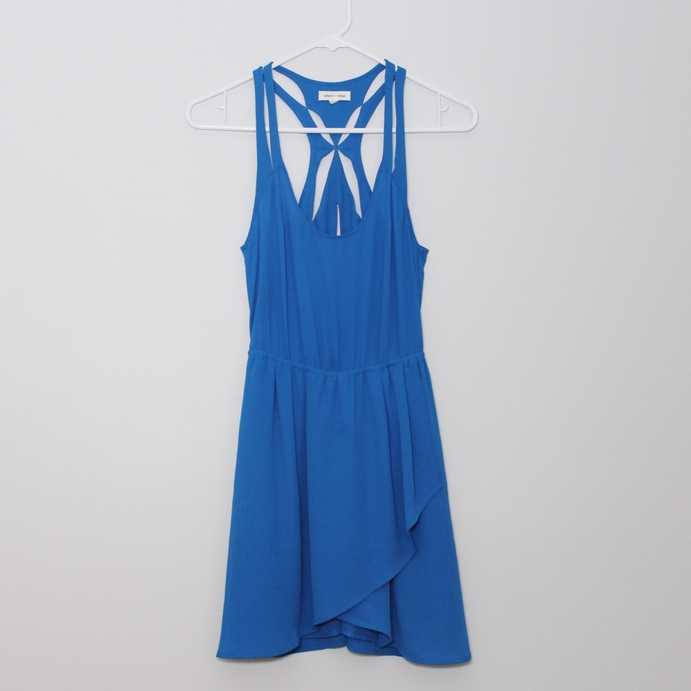 Urban Outfitters Silence + Noise Blue Fit & Flare Dress